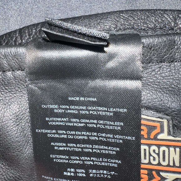 Harley-Davidson Black Riding Gloves - Picture 4 of 5